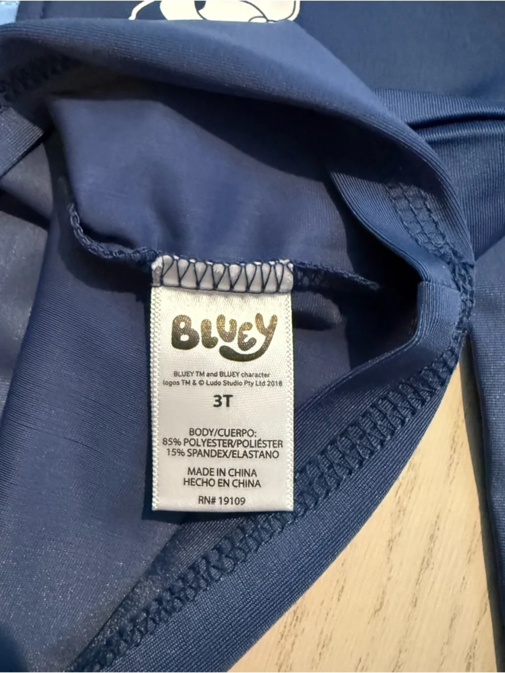Bluey shorts rash top